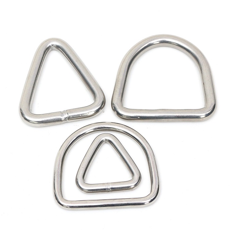 不锈钢索具 D型环 三角环 D型扣 